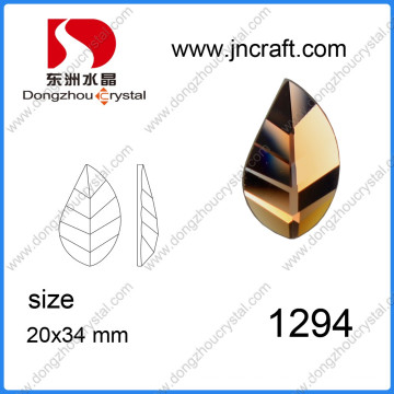 20 * 34 feuille strass Flatback pour les accessoires Crystal Artware